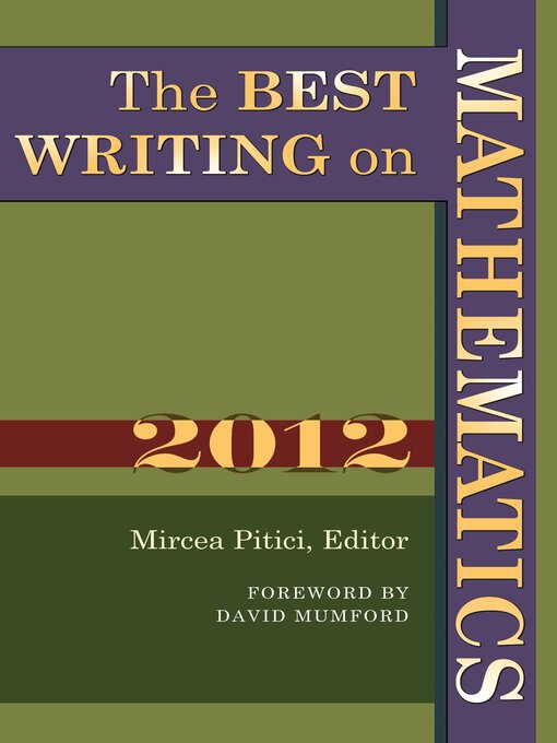 Title details for The Best Writing on Mathematics 2012 by Mircea Pitici - Available